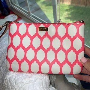 Spacious Kate Spade Patterned Wristlet